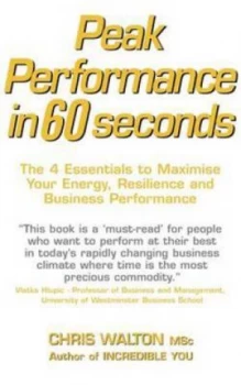 Image of Peak Performance in 60 Seconds by Chris Walton Paperback