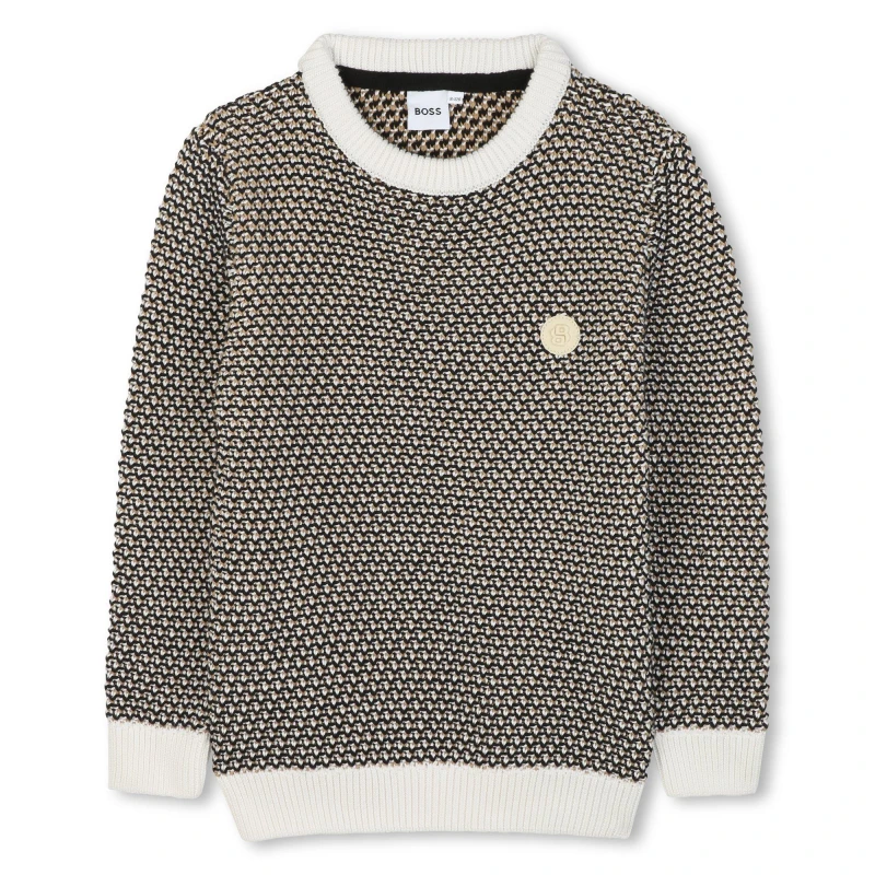 Image of Boss Kids Knitted Pullover Multi male 5Y