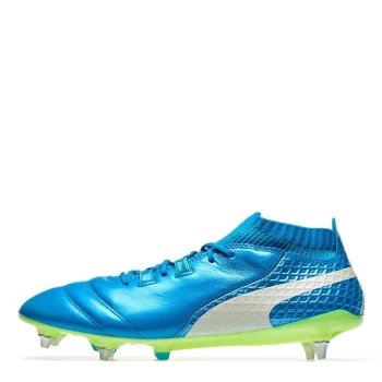 Image of Puma One Soft Ground Football Boots - Atomic Blue