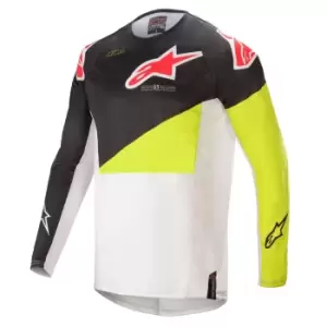 Image of Alpinestars Techstar Factory Black Yellow Fluo Off White 2XL