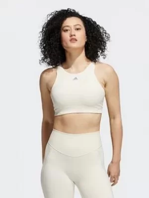 Image of Adidas Medium-Support High-Neck Yoga Bra