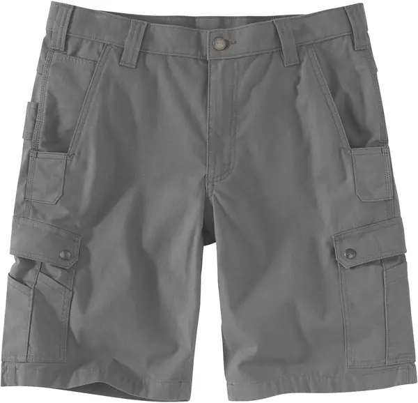 Image of Carhartt Ripstop Cargo Work Shorts, grey, Size 32