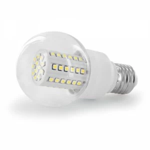 Image of Whitenergy LED Bulb B60 60x SMD 3528 E27 3W 230V Cold White
