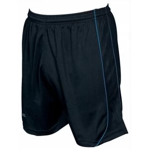 Image of Precision Mestalla Shorts 26-28" Black/Azure