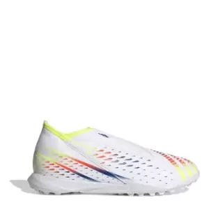 Image of adidas Predator Freak .3 Junior Laceless Astro Turf Trainers - White