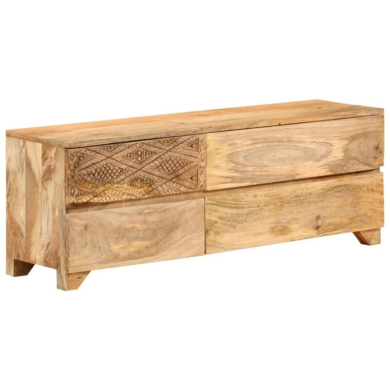Image of VIDAXL TV Cabinet Solid Mango Wood 110x30x40cm Vidaxl 246144