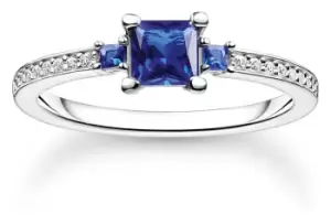 Image of Thomas Sabo TR2402-166-32-60 Charm Club Charming Ring Jewellery