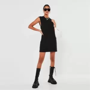 Image of Missguided VEST DRESS - Black