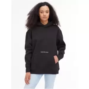 Image of Calvin Klein Jeans Institutional Oversized Hoodie - Black