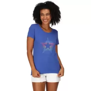 Image of Regatta Womens Filandra VII Lightweight Graphic T Shirt 16 - Bust 40' (102cm)