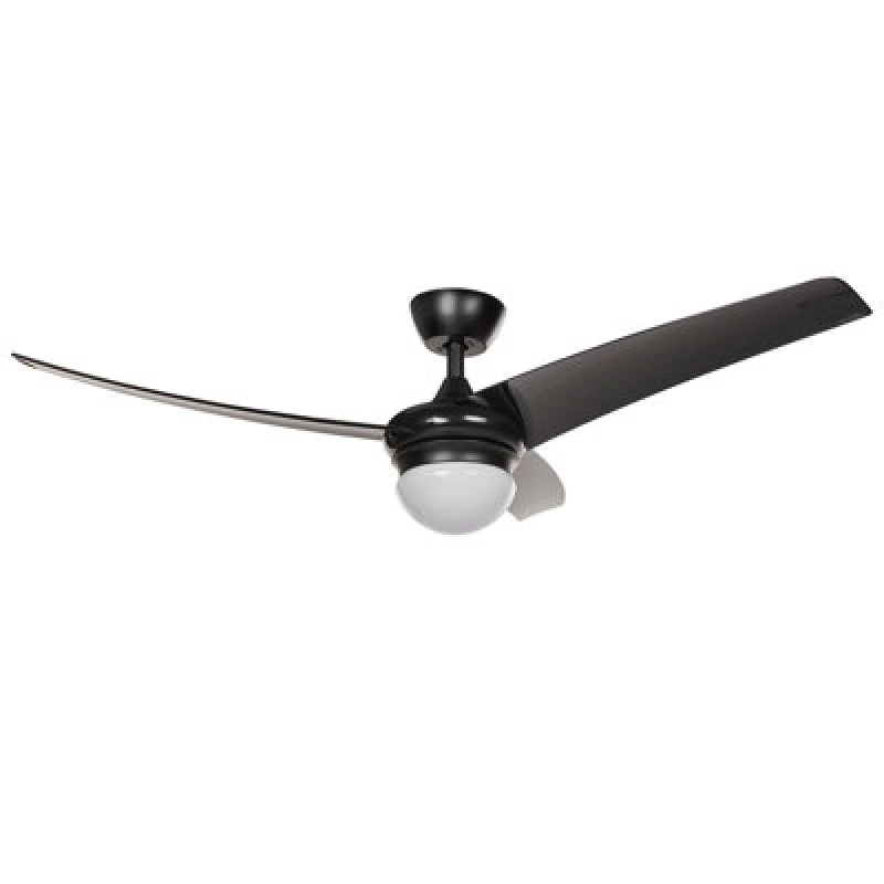 Image of Beliani Ceiling Fan With Light Jiboa With Remote Black