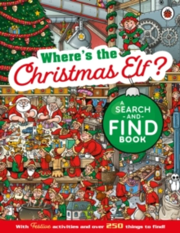 Image of Where's the Christmas Elf? A Festive Search-and-Find Book Paperback / softback