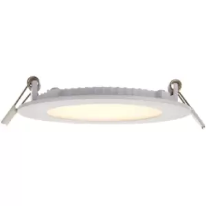 Image of Ultra Slim Recessed Ceiling Downlight - 6W Warm White LED - IP44 Rated