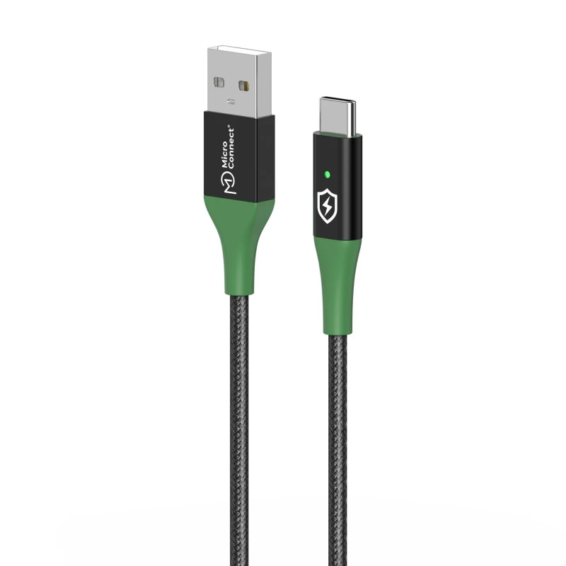 Image of Microconnect MC-SMART USB-A-C-01 USB cable USB 2.0 1m USB A USB C Bla