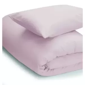 Image of Easy Care Minimum Iron Duvet Cover Double Powder Pink
