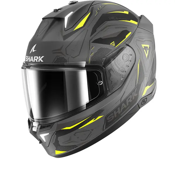 Image of Shark SKWAL i3 Linik Mat Anthracite Yellow Black AYK Full Face Helmet S