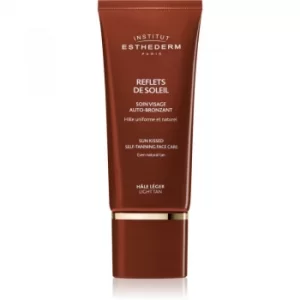 Image of Institut Esthederm Sun Sheen Sun Kissed Self-Tanning Face Care Self-Tanning Face Lotion Shade Light Tan 50ml