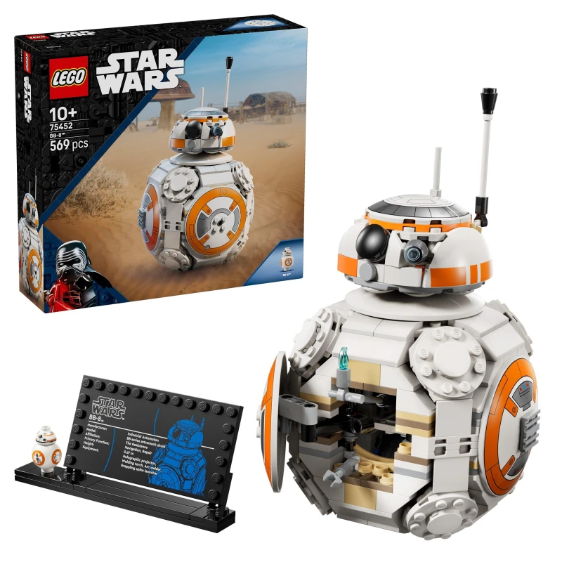Image of LEGO Star Wars BB-8 Astromech Droid Building Toy 75452