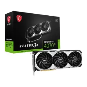 Image of MSI NVIDIA GeForce RTX 4070 Ti 12GB VENTUS 3X E OC Ada Lovelace Graphi