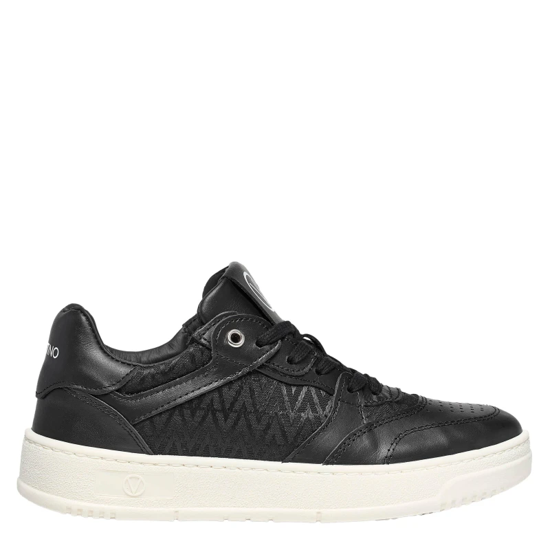 Image of Valentino Womens ValS Plutone Low-Top Trainers Black female 8 (41)