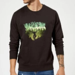 Image of Harry Potter Patronus Lake Sweatshirt - Black