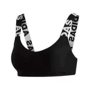 Image of adidas Branded Beach Bikini Top Womens - Black