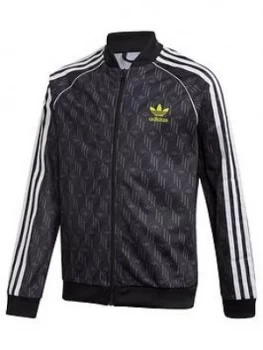 Image of Adidas Originals Sst Track Top - Black
