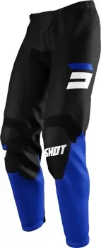 Image of Shot Raw Burst Motocross Pants, black-blue, Size 40, black-blue, Size 40