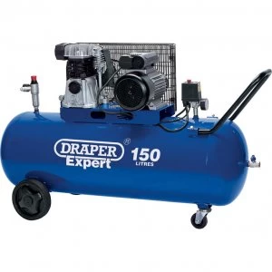 Image of Draper DA150/365C Belt Driven Air Compressor 150 Litre 240v