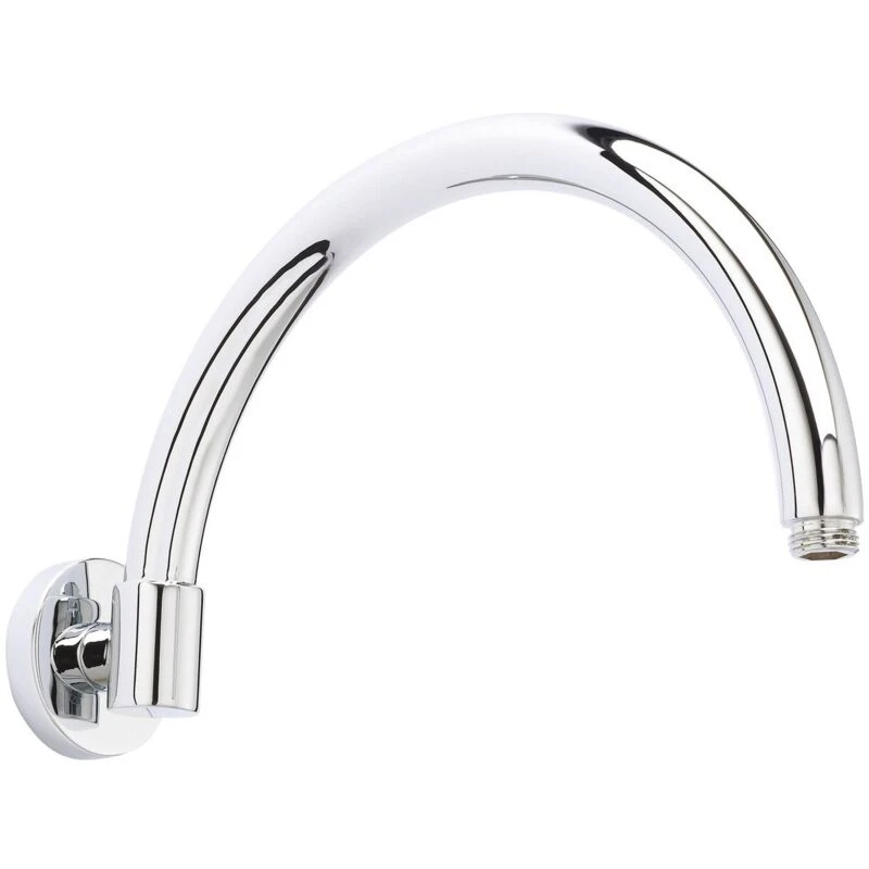 Image of NUIE Old London Chrome Curved Wall Hung Shower Arm - ARM06 ARM06