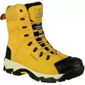 Image of Amblers Safety FS998 S3 Safety Boots (8 UK) (Honey) - Honey