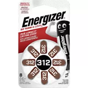 Image of Energizer Hearing Aid PR41 Button cell ZA 312 Zinc air 160 mAh 1.4 V 8 pc(s)