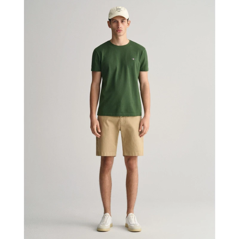 Image of Gant SLIM TWILL SHORTS MARINE 30 - Beige Beige S