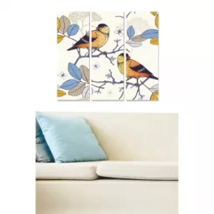 Image of MDF66096611 Multicolor Decorative MDF Painting (3 Pieces)