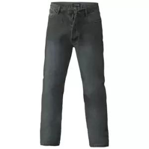Image of Duke Mens Rockford Comfort Fit Jeans (32S) (Dirty Denim)