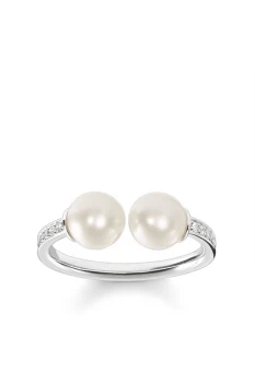 Image of Ladies Thomas Sabo Sterling Silver Size P.5 Glam & Soul Ring TR2078-167-14-56