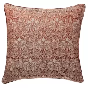 Image of Crown Imperial Square Pillowcase Red - Red