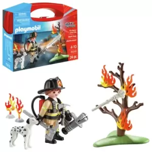 Image of Playmobil 70310 Fire Rescue Small Carry Case