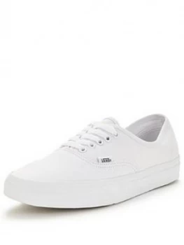 Image of Vans Authentic Trainers, White, Size 13, Men