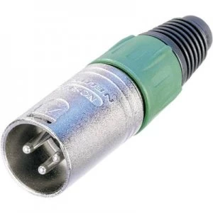 Image of Neutrik NC3MX XLR connector Plug, straight Number of pins: 3 Silver