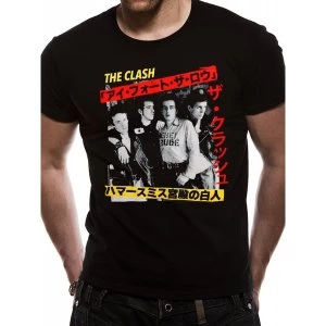 Image of The Clash - Kanji Mens X-Large T-Shirt - Black