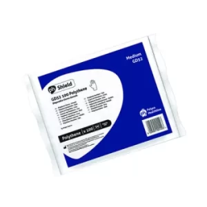 Image of Shield Clear Polyethylene Gloves in Bags Medium (Pack of 100) GD52
