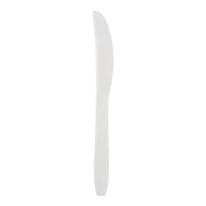 Image of Plastic Knife Pack 100 White