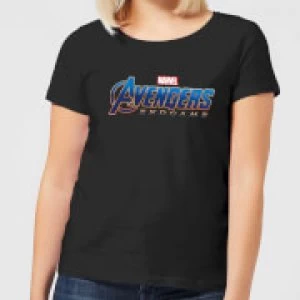 Image of Avengers Endgame Logo Womens T-Shirt - Black