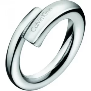 Image of Ladies Calvin Klein Stainless Steel Size N Scent Ring