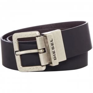 Image of Diesel Double C Reversible Black & Brown Belt - Black