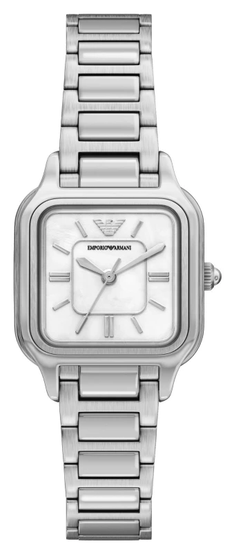 Image of Emporio Armani AR11742 Cecilia (35mm) White Mother-of-Pearl Watch