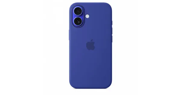 Image of Apple Silicone Case with MagSafe for iPhone 16 - Ultramarine