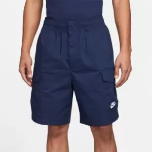 Image of Nike Sportswear Sport Essentials Mens Woven Unlined Utility Shorts - Blue