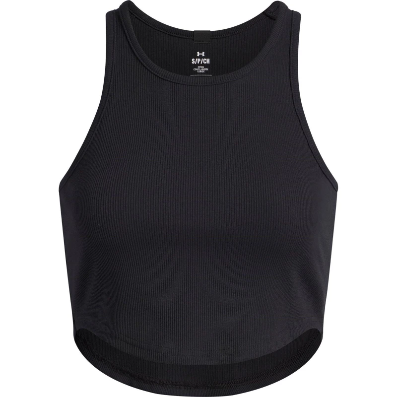 Image of Under Armour Womens Rival Rib Vest Black female 14 (L)